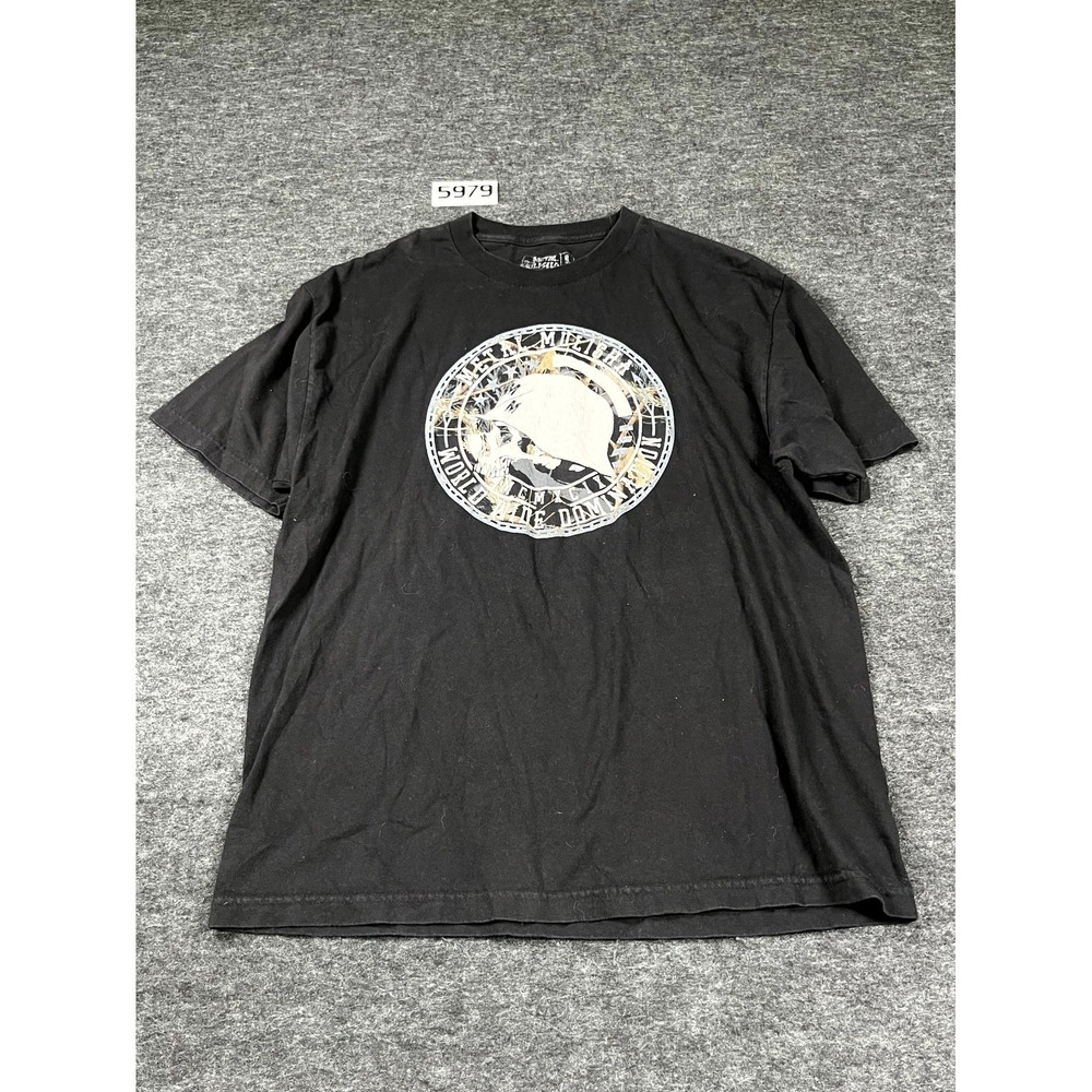 Vintage Metallica T Shirt Mens Large Black Cotton Graphic Skull Print Music Band